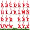 No dia em que estiver em estoque, chapéu de Natal criativo transfronteiriço decorações com letras em inglês pingente de bênção para árvore de Natal
