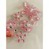 Teléfono móvil corona de pedrería mariposa amor tatuaje pegatinas cara girasol diamante AB blanco puro decorativo pedrería