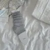 Calcetines Finos Sin Pies Youjiaxiu Primavera y Verano Calcetines de Pantorrilla Rayados de Burbujas Estilo Miu Calentadores de Piernas Estilo Ballet