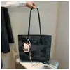 Bolsa Versátil Transfronteiriça, Bolsa Boston Casual para o Dia a Dia, Bolsa de Ombro/Axila Feminina de Design Nicho Estilo Coreano