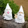 Artesanato de Resina Personalizado de Fábrica Velho com Barba Branca Enfeites Decorações de Jardim Pastoral Decorações para Casa Personalizado