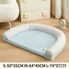 Cama Caliente de Invierno para Perro al por Mayor Transfronteriza, Colchoneta para Dormir de Mascotas para Todas las Estaciones, Cama para Perro de Sofá, Colchoneta de Hielo, Cama para Dormir de Gato Extraíble y Lavable