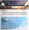 Mouse Pad de Mármore Abstrato Amazon Extra Grande Borda Travada Pad para Teclado Mouse Pad de Esports Pad de Presente para Escritório XU