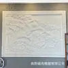 Pantalla de Muro de Pantalla de Mármol Blanco Tallado en Piedra Flores de Patio Floreciendo Fondo Rico Muro de Relieve Pantalla de Mármol Natural Escultura de Talla en Piedra