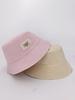 Sombrero de Pescador Triangular con Letras de Verano para Mujer, Marca de Moda de Estilo Japonés, Sombrero de Cubo Parasol Delgado y Elegante