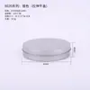 En stock al por mayor caja de hojalata medalla joyería redonda metálica lata caja de embalaje usar armadura redonda pequeña caja de hierro