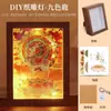Materiales para Manualidades del Día Nacional, Team Building Cultural y Creativo, Pinturas Decorativas Luminosas DIY, Adornos de Escritorio, Actividades de Calentamiento con Temática Patriótica