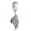 Colgante de plata de ley 925 con cuentas, estilo llave de corazón de mariposa, para hacer tus propias joyas, borla versátil, colgante de cruz