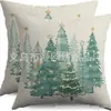 Serie de decoraciones navideñas para árboles de Navidad de Amazon transfronteriza: almohadas, cojines para el hogar, sofá, dormitorio y sillas