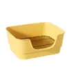 Bandeja de arena para gatos extra grande de estilo abierto, inodoro para gatos y perros, bañera de plástico anti-salpicaduras, artículos para mascotas estilo bañera para mascotas medianas y grandes
