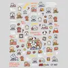 Nuevos en Stock Venta al por Mayor Pegatinas para Uñas Serie 3D en Relieve Ins Lindos Dibujos Animados Adhesivas Calcomanías para Uñas Graffiti