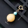 Contas Redondas de Ágata de Cristal Natural Pequenos Acessórios de Borla Pulseira Colar Acessórios para Joias DIY Fecho Universal Pingente de Bolsa