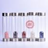 Venta al por mayor del fabricante Grava de Cristal Natural Gema Botella de Agua Energética Vidrio Deportivo Venta Caliente Transfronteriza Cristal Blanco