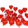 Set de Globos de Papel de Aluminio de 18 Pulgadas para Decoración de Fiesta de Boda, Compromiso, Cumpleaños en Forma de Corazón, Boda, Habitación de Novia, Escalera, Ambiente de Boda