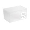 Caja de Almacenamiento a Prueba de Polvo para Escritorio con Tapa, Adecuada para Pegatinas y Tarjetas, Cajón Frosted de un Solo Compartimento, Organizador Portátil Semitransparente para Artículos Pequeños