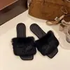 Pantuflas de peluche estilo hada 2026, pantuflas peludas para uso en casa, pantuflas de otoño e invierno para mujer, suela plana estilo algodón francés