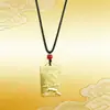 Tendencia Nacional Aleación Cien Bendiciones Colgante Joyería Collar Gama Alta Pequeño Regalo Adorno para Hombres y Mujeres Venta al por Mayor