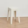 Bancos de Plástico Resistentes e Espessos para Uso Doméstico, Bancos Quadrados com Assento Acolchoado para a Sala de Estar, Bancos Simples Antiderrapantes para Sala de Jantar, Bancos Altos Empilháveis para Mesa de Jantar