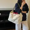 Bolsa de gran capacidad para ropa y equipaje, bolsa de mano de viaje, bolsa para viajes de negocios de corta duración, bolsa de gimnasio, bolsa de almacenamiento ligera para maternidad