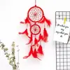 Apanhador de Sonhos de Anel Duplo Pena Joia Decoração de Parede Ornamento Pendurado Artesanal Decoração de Sala de Estar Pingente Presente Criativo
