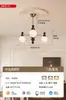 Lámpara de araña vintage estilo francés para sala de estar, estética retro, lujo ligero italiano, luz principal de alta gama para el recibidor, lámpara para dormitorio y comedor que protege la vista