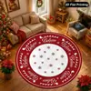 Promoção Quente Tapete Redondo do Papai Noel Decoração de Cena de Festival Interna Externa Tapete de Chão Etiquetagem Amazon Transfronteiriça Dropshipping