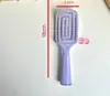 Popular mini peine de peluquería repelente de mosquitos, peine hueco esponjoso de masaje para peinar, adecuado para uso tanto en mojado como en seco, pequeño peine repelente de mosquitos alisador de pelo
