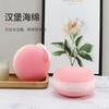 Esponja de Hamburguesa para Niños y Adultos, Esponja Multifuncional para Limpieza y Espuma para Bañarse, Exfoliar, Eliminar Suciedad y Absorber Agua