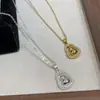 Collar de Calabaza Fulu a la Moda para Mujer, Nuevo Estilo Chino Versátil Lujo Ligero Nivel Alto Nicho Cadena para Clavícula Accesorio Simple Elegante