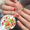 Lindas Joyas de Arte de Uñas de Frutas de Dibujos Animados Celebridad de Internet Nuevos Accesorios de Horquilla de Fresa Manzana Accesorios de Resina DIY Hechos a Mano