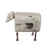 Enfeite de ovelha em resina, decoração de casa estilo rústico vintage, artesanato de animal criativo, decoração de bancada de cozinha
