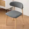 Funda para silla de cuerno de vaca para todas las estaciones, funda para mesa y silla de comedor, funda de protección completa para sillas de madera maciza, funda antipolvo separada para respaldo de silla