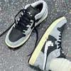 Putian Original Puro Aj1 Gris Sombra Negro Gris Zapatillas de Baloncesto Retro para Hombre y Mujer Zapatillas de Caña Baja Cuero de Primera Capa Zapatos Deportivos de Pareja