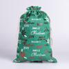 Amazon transfronterizo bronceado Navidad algodón y lino bolsillo de manojo regalo de Navidad bolsa de regalo decoraciones bolsa de Navidad