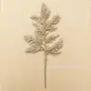 Decoração de Natal Galhos com Glitter Dourado, Vários Estilos para Montagem de Cena de Natal, Guirlandas para Pendurar na Porta, Fornecimento de Fábrica