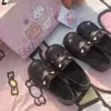 2026 Novos Mocassins Japoneses Fofos de Pata de Gato com Sola Grossa para Mulheres Lolita Sapatos de Uniforme JK Flats Versáteis para Estudantes
