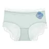 Novedad de verano, bragas de encaje tipo triángulo de seda helada de secado rápido para mujer con forro de algodón puro, pantalones tipo piel de hielo, cómodos y amigables con la piel