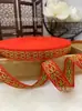 Laço de fita festivo estilo chinês vermelho grande de 1,0-1,7 cm acessórios para roupas de minorias étnicas atacado