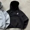 Nova blusa de moletom simples bordada estilo ins para comércio exterior transfronteiriço, jaqueta com zíper e capuz cardigan retrô casual da moda atacado