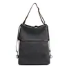 Mochila Escolar de Lona Cor Sólida Estilo Coreano Transfronteiriça Nova Mochila de Viagem Retrô Mochila Casual Tendência de Grande Capacidade
