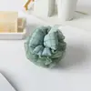Esponja de baño estilo japonés de alta apariencia con moño, suave y espumosa, para exfoliar la espalda, se puede colgar y no se desmorona