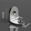 Soporte angular de acero inoxidable fijador de ángulo recto de 90 grados conector de soporte triangular de hierro pieza de refuerzo tipo ferretería soporte de estante