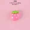 Urso de Desenho Animado Morango Acessórios de Resina DIY para Tamancos, Ímãs de Geladeira, Adesivos para Capa de Celular, Presilhas de Cabelo e Enfeites de Cabelo