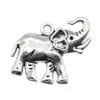 33X30Mm 10g Prata Antiga Acessórios DIY Material de Pingente Pingente de Animal Fofo Elefante
