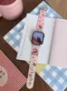 Pulseira de Relógio Colorida em TPU Estilo Desenho Animado Fofa Adequada para Apple Watch iWatch 12ª Geração 11/10