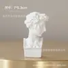Mini adornos estudiante de arte boceto resina imitación yeso artesanías joyería de escritorio tridimensional decoración de trompeta al por mayor