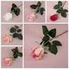 Ramo de Flores Artificiales con Tacto Realista, Capullos de Rosa, Flores Falsas para Decoración del Hogar, Pared de Rosas, Estilo Ins, Transfronterizo
