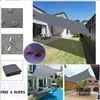Fábrica de Velas de Sombra para Exteriores Lista Tela Oxford de Poliéster Engrosada Impermeable Protección Solar Toldo de Sombra