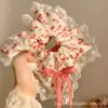 Lazo para el pelo de osito dulce, Cuerda para el pelo de estilo perezoso lindo, Gomita de terciopelo con lazo para mujer, Accesorio para el pelo de mujer