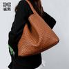 Bolsa Grande de Madre e Hija Nueva de Fábrica 2026, Bolso de Mano Tejido a Mano de Moda Tendencia para Mujer, con Textura Suave